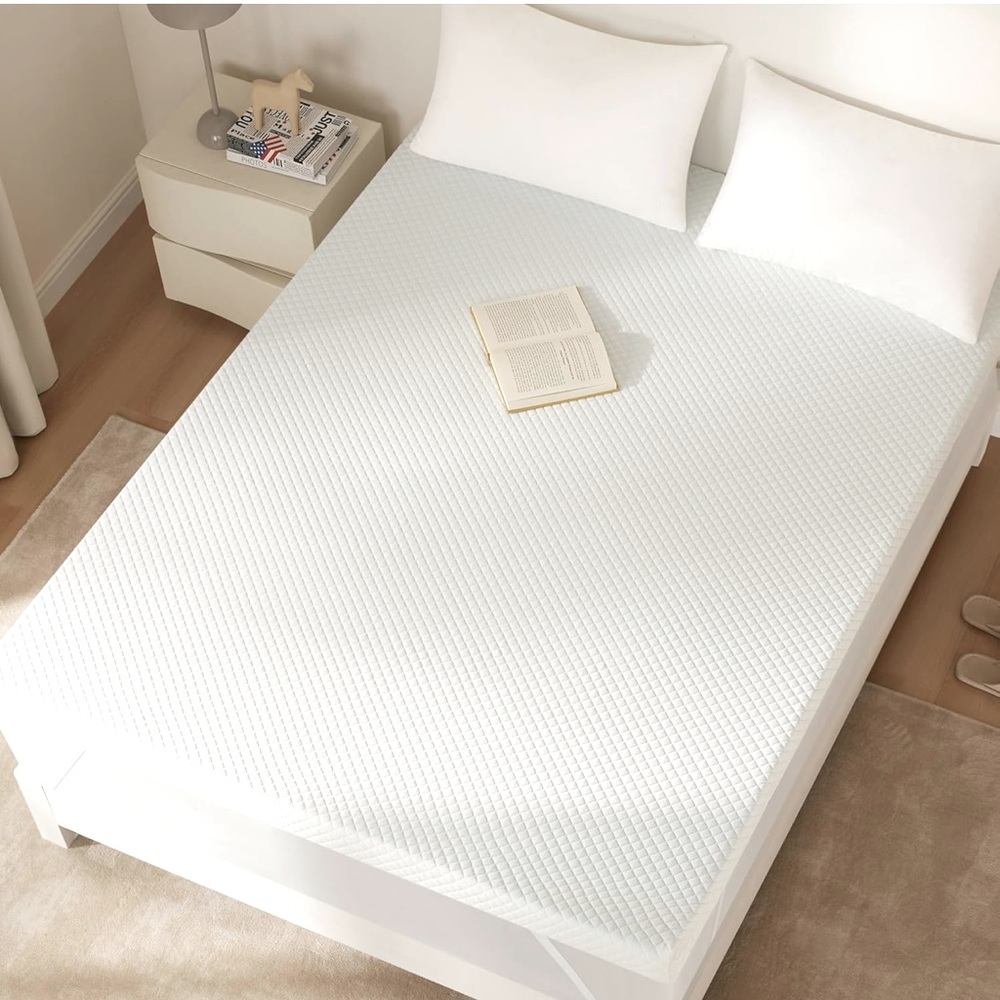 High Density Bed Topper with Breathable Cooling Cover